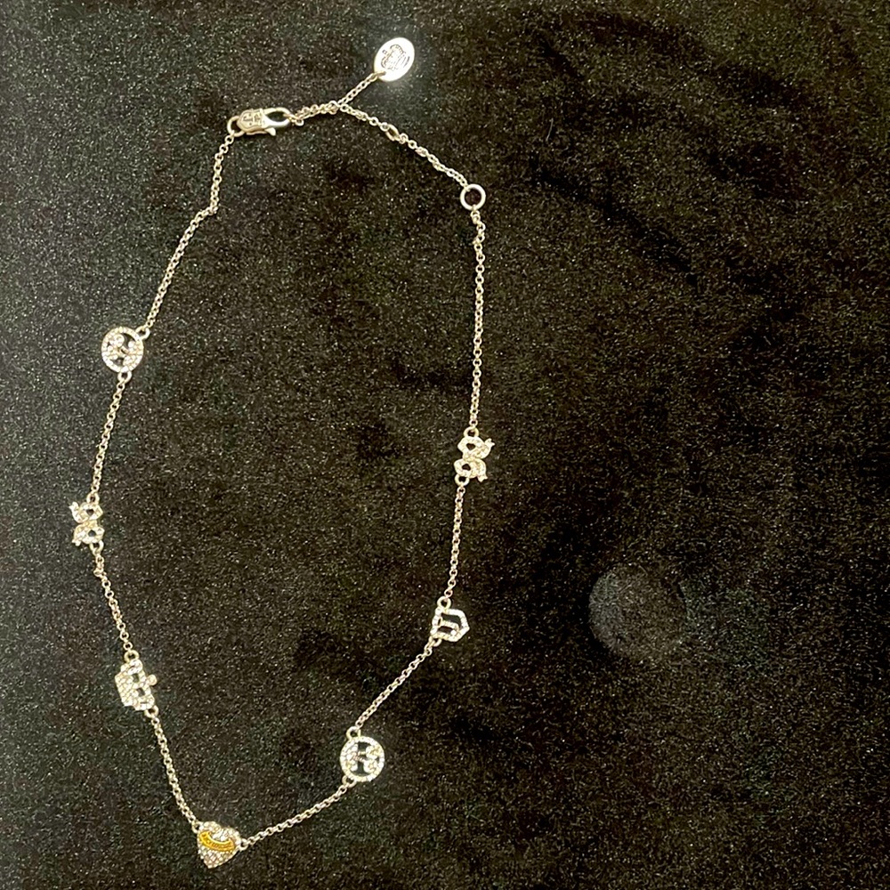 Juicy couture charm necklace